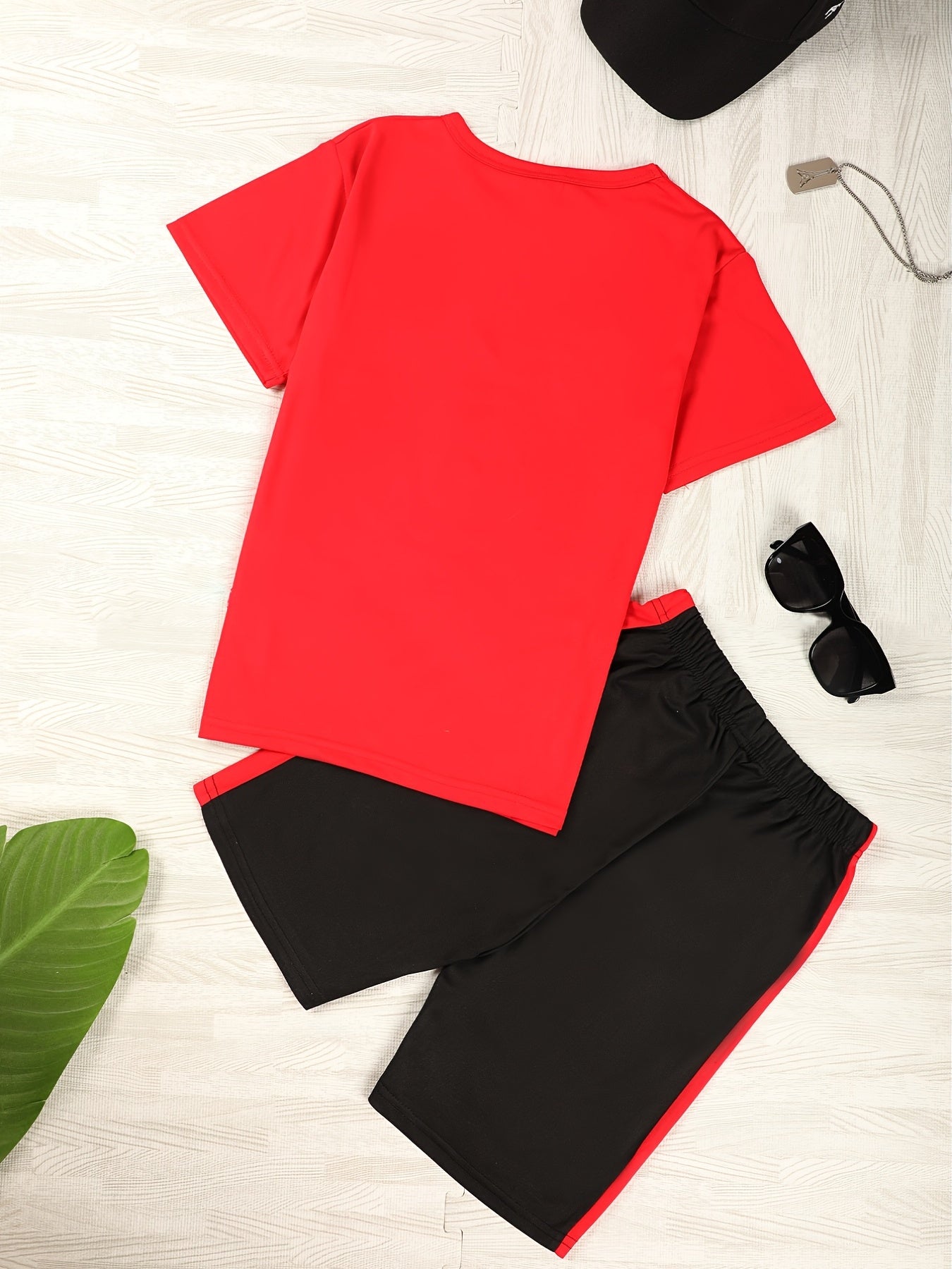 Boys Soccer T Shirt & Shorts Set for Summer