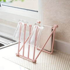 Kitchen Storage Rack Dishcloth Drain Rack No hole Dishcloth Cup Holder