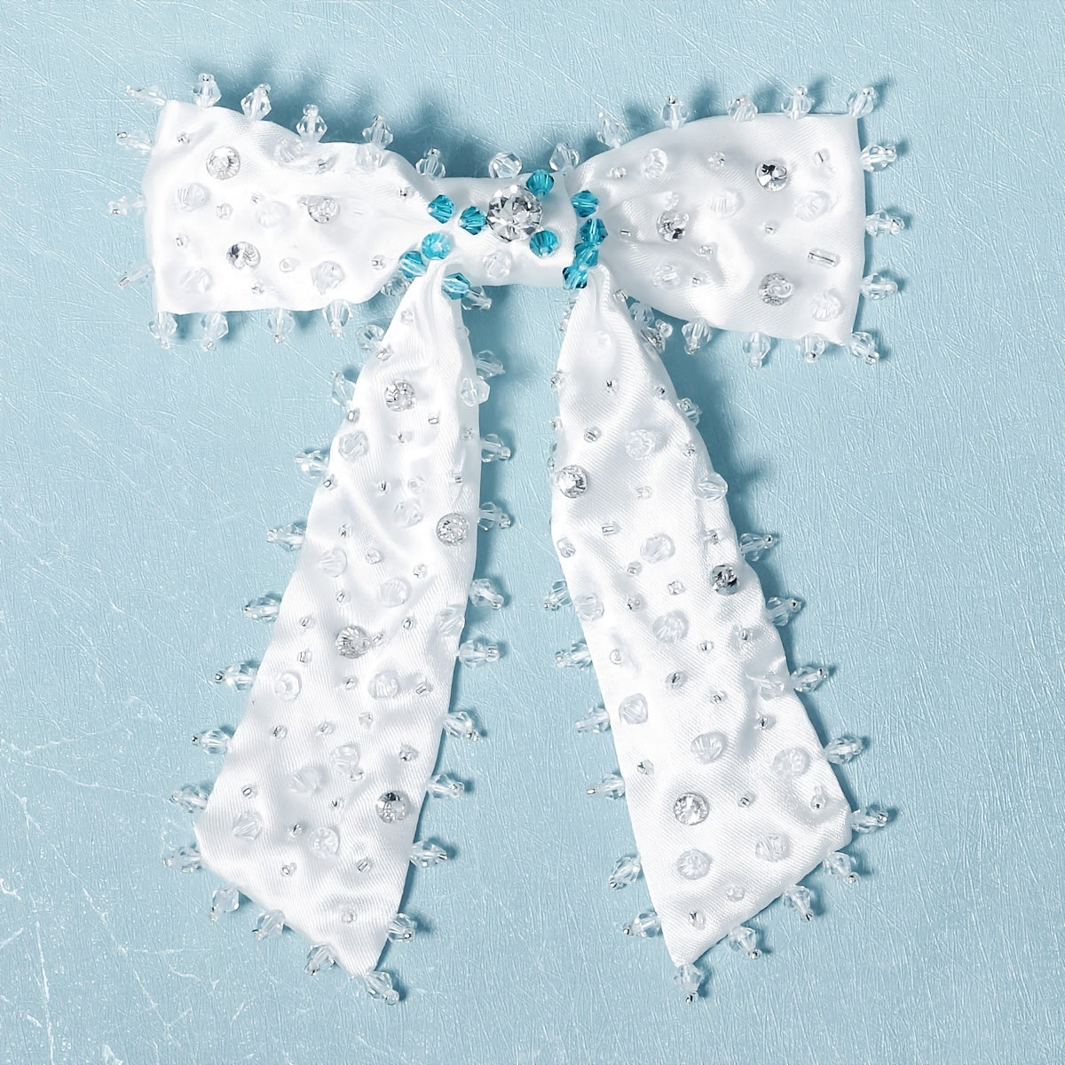 Crystal Solid Bow Hair Clip Vintage Hair Clip Hair Accessories For Women