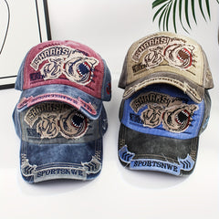 Breathable Shark Embroidery Baseball Cap for Men & Women