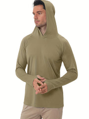 Men's UPF 50 Sun Protection Hoodie Shirt