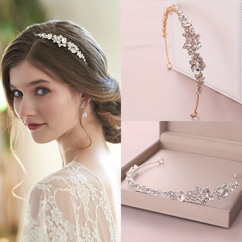 Golden Baroque Crystal Hairband Headband Bridal Wedding Favor