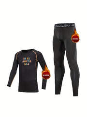2pcs Kids Fleece Thermal Compression Sets
