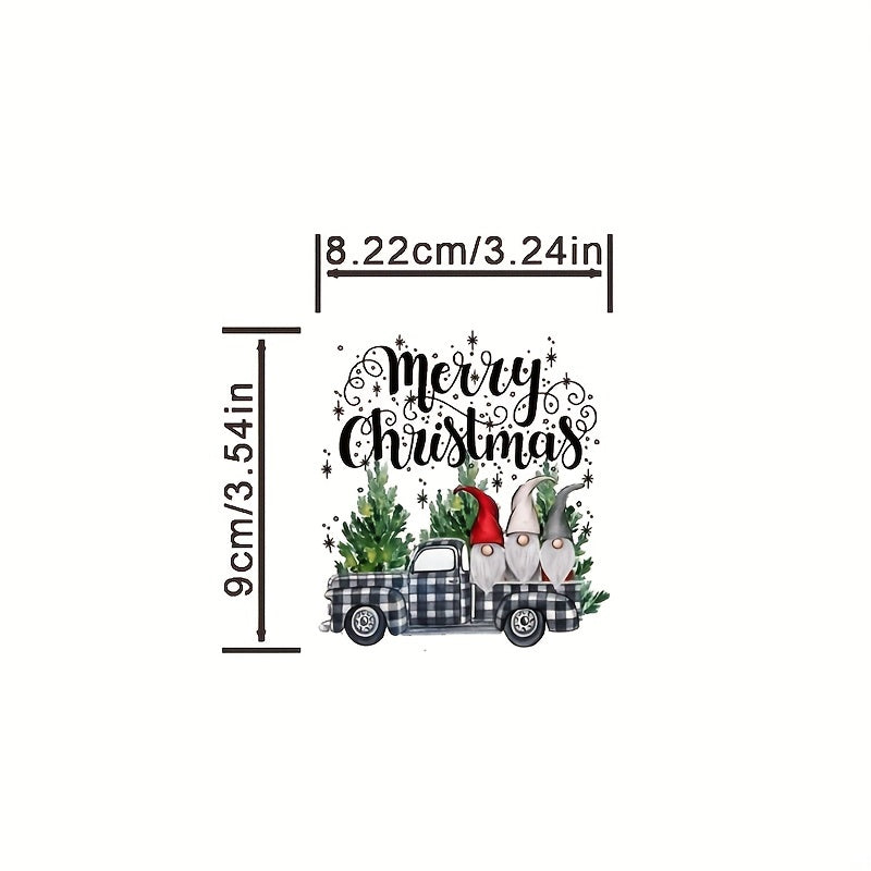 Festive Christmas Tree Iron-On Transfer For DIY Clothing