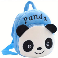 Kid's Cartoon Animal Fuzzy Backpack Small Casual Bag
