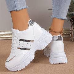 Reflective Chunky Sneakers Waterproof Running Shoes