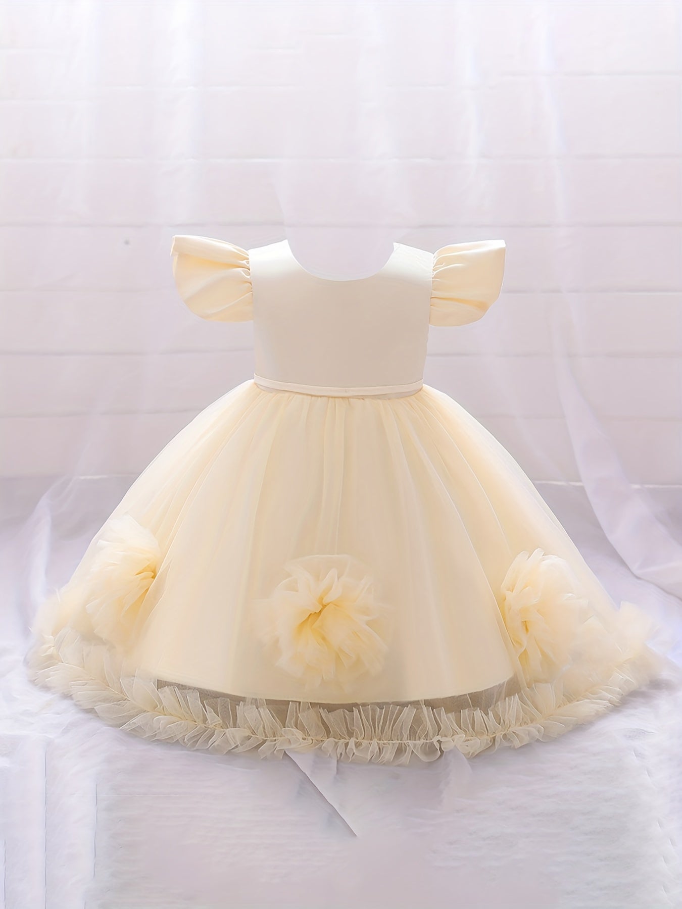 Puffy Princess Flower Girl Dress