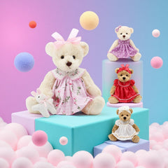 Small Soft Teddy Bear with Clothes Cartoon Stuffed Animal Teddy Bear Cuddle Toys