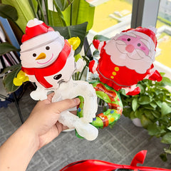 20pcs Santa & Snowman Wrist Balloon Christmas Party Decoration Kit