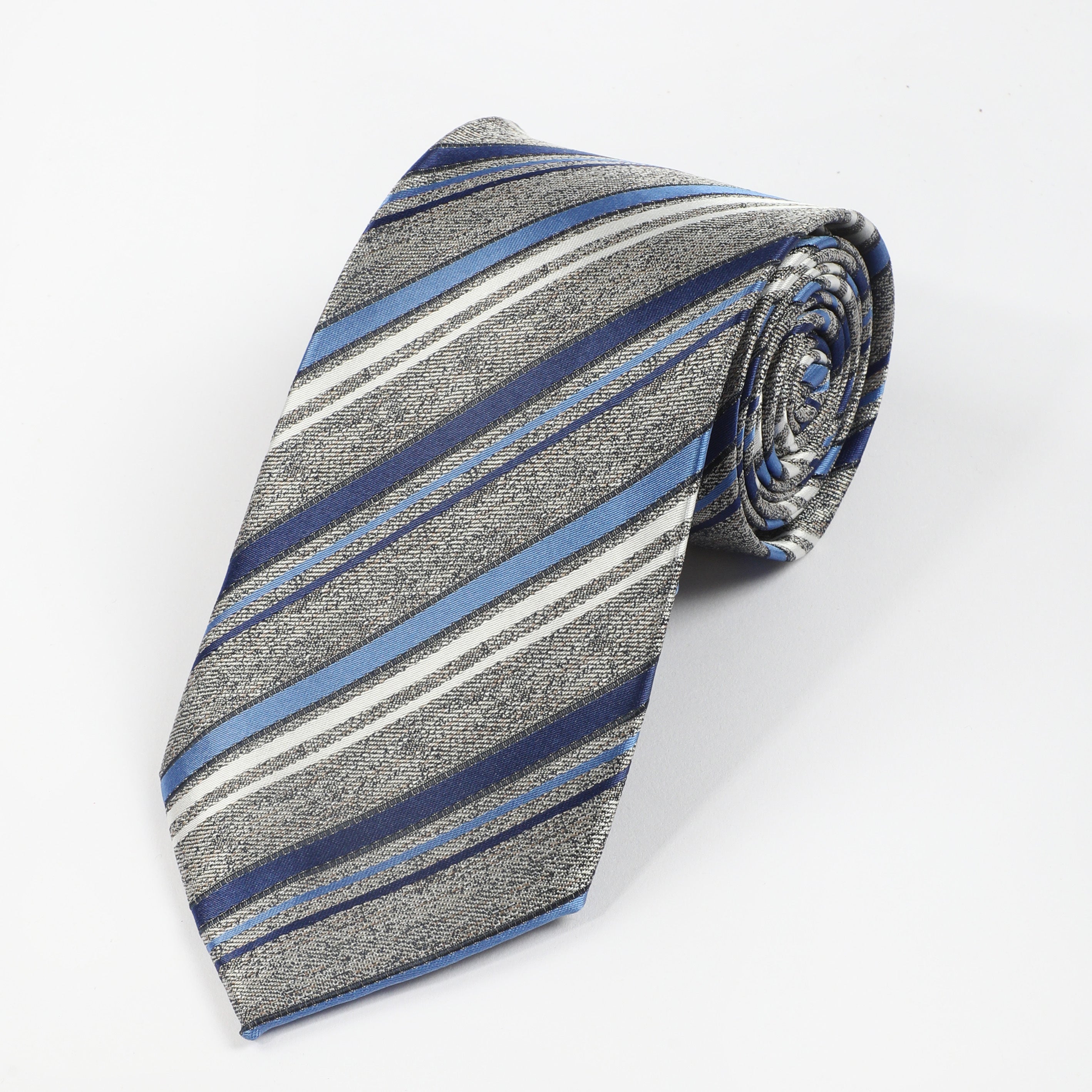 Men's Diagonal Striped Tie For Daily Outfits