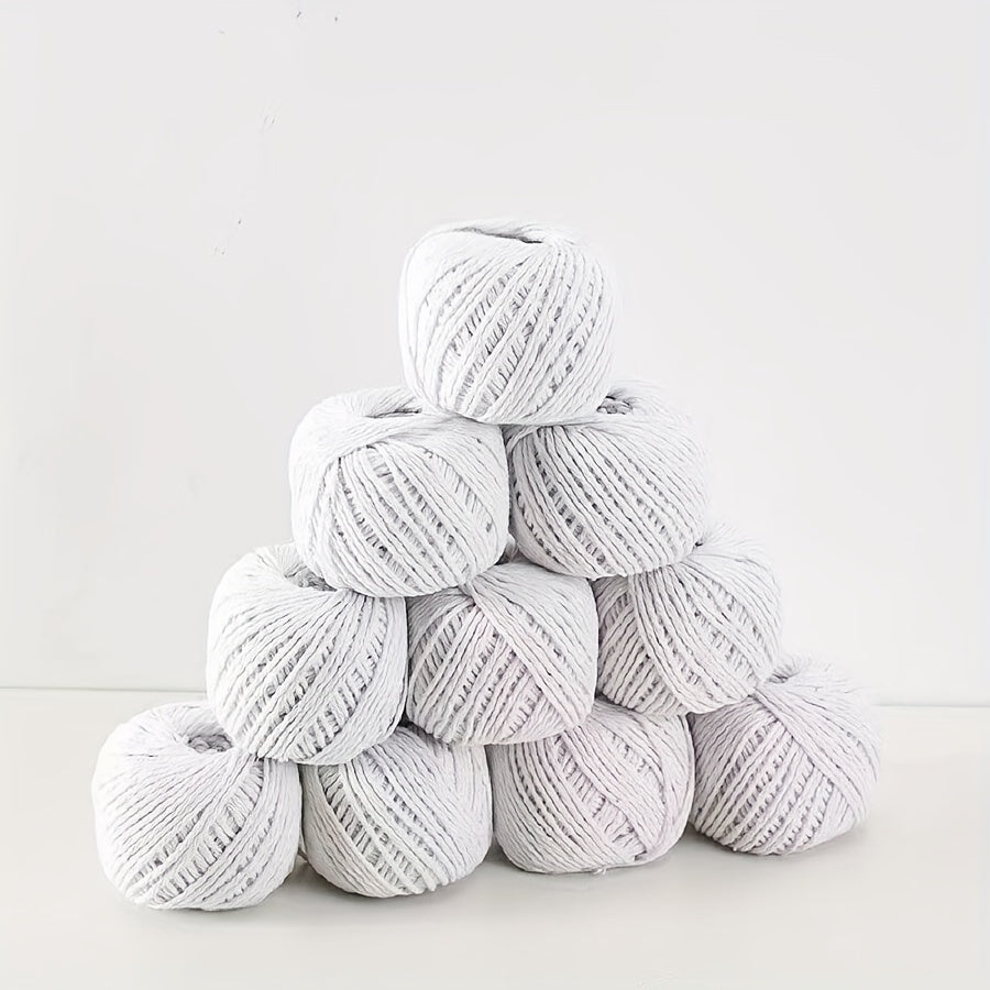 10pcs 2mm Cotton Thread DIY Material Rope Packaging Rope for Hand Knitting