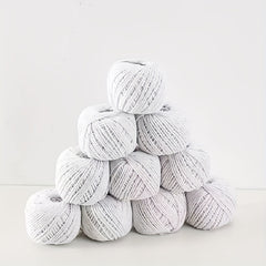 10pcs 2mm Cotton Thread DIY Material Rope Packaging Rope for Hand Knitting
