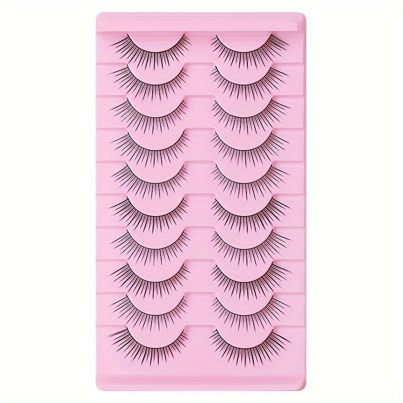 Fluffy Faux Mink Lashes Natural Look 10Pairs