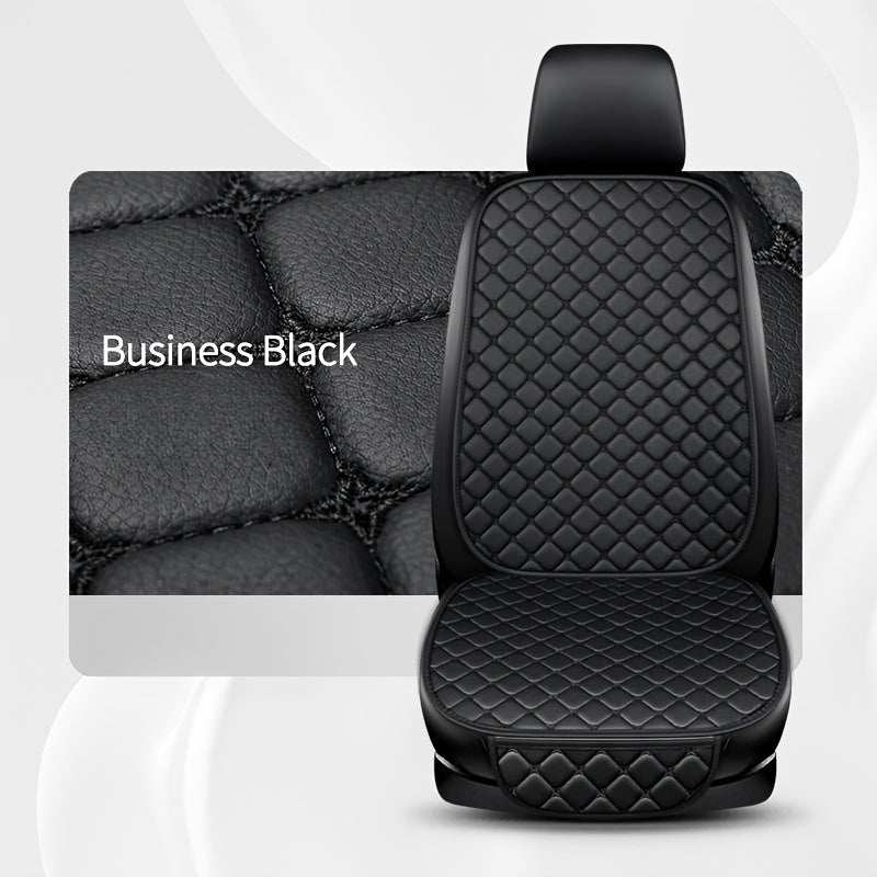 2pcs Car Seat Cover Waterproof Memory Foam With Phone Storage Bag