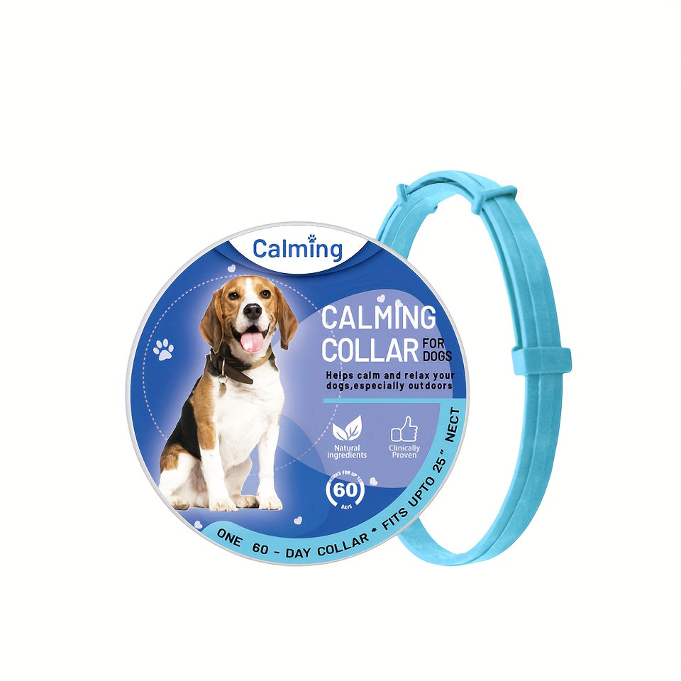 Calming Collar For Cats/Dogs Soothes Anxiety Stress Long Lasting