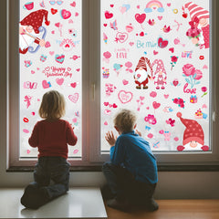 Heart Tree Window Clings Double Sided Decor for Valentines Home