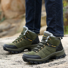 Men's Warm Anti-skid Snow Boots Thermal Hiking Shoes