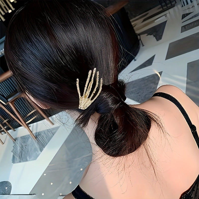 Halloween Skeleton Claw Hair Clip Party Women Girls Halloween Holiday Decor