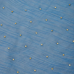 Rhinestone Decor Crinkle Scarf Hijab Solid Shawl Windproof Head Wrap