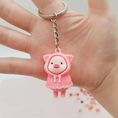 Pig Doll Key Ring Holiday Party Small Gift Key Ring