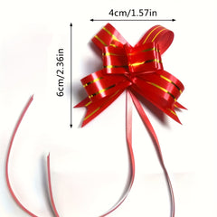 Decorative Pull Flower Strip Rose Bow Gift Wrapping Ribbon