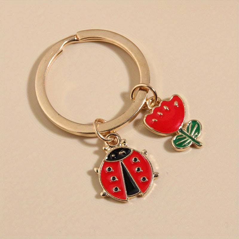 Cute Mushroom Rabbit Keychain Pendant Bag Accessory