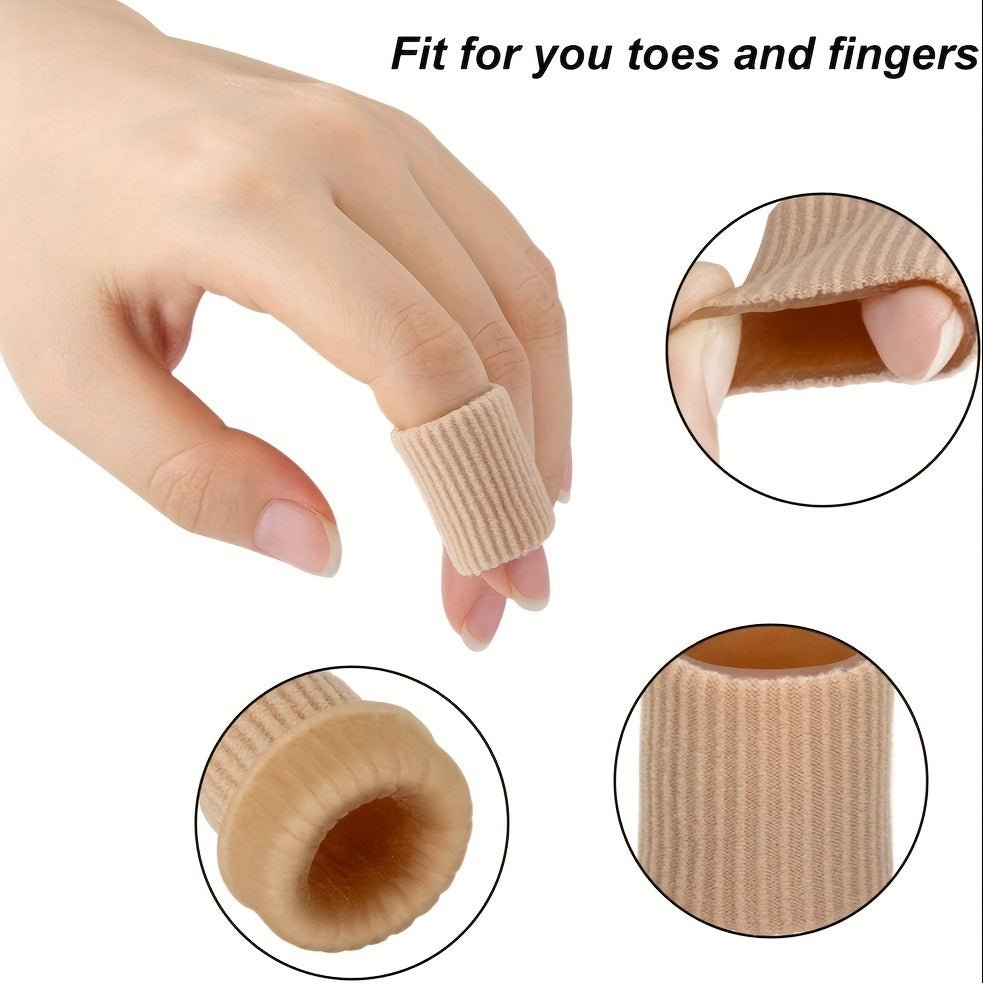 26pcs Toe Cushion Tube Toe Tubes Sleeves Gel Corn Pad Protectors 3 Sizes