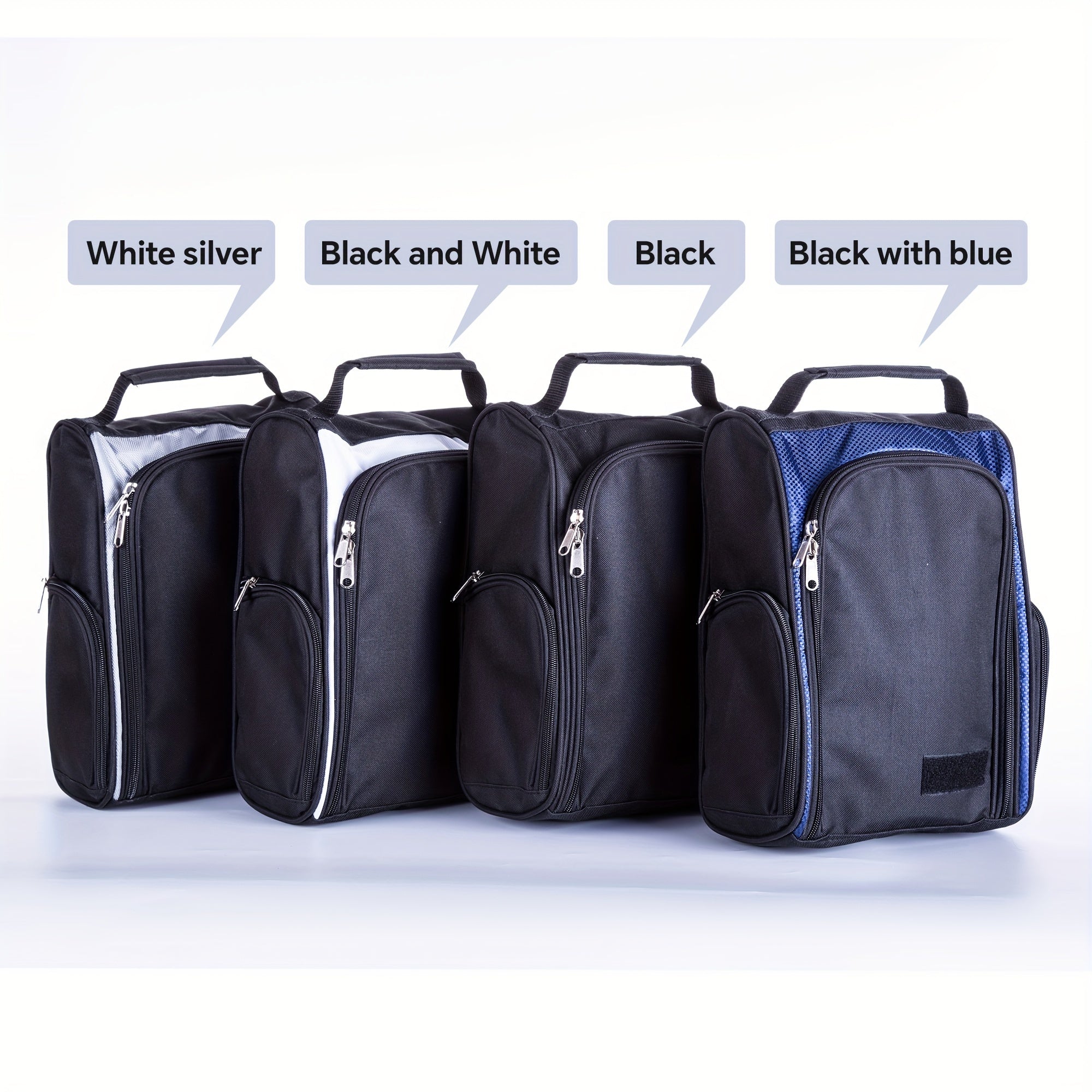 Portable Golf Shoe Bag Travel Shoes Case Carry Tote Bag Golf Tee Golf Ball