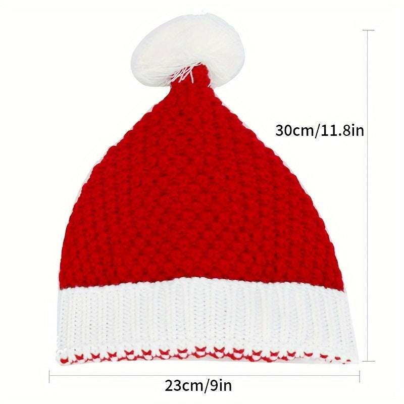 Christmas Knitted Hat Santa Claus Gift Woolen Hat