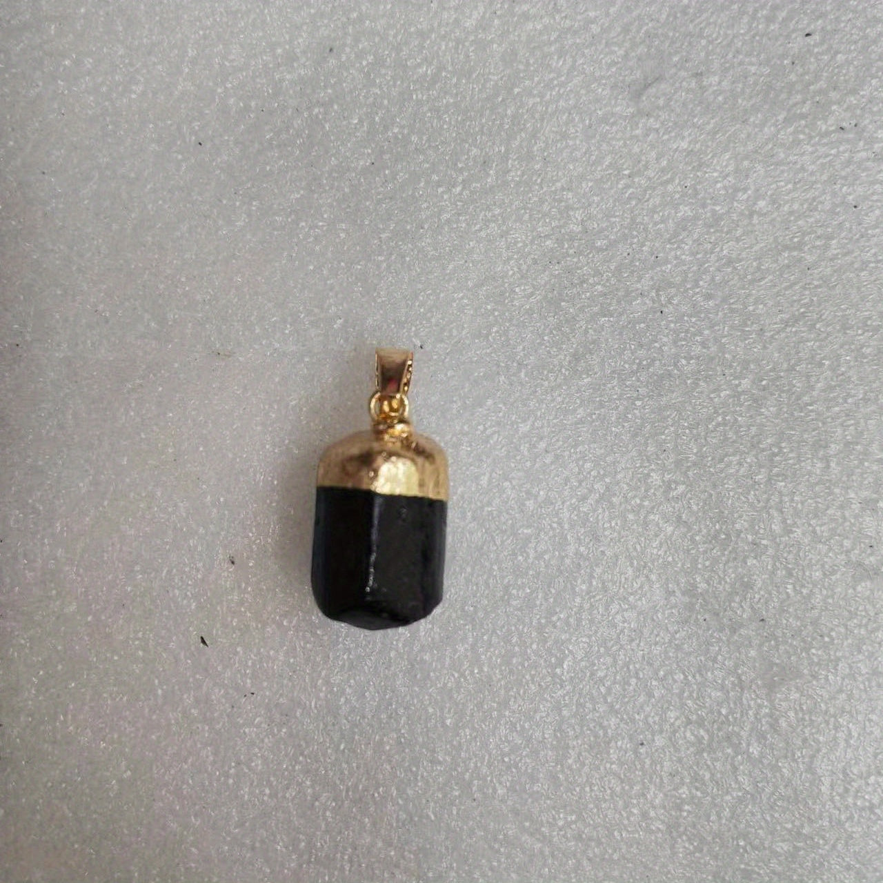 Tourmaline Pendant Natural Crystal Raw Stone Necklace