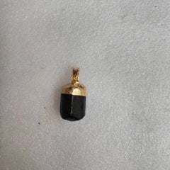 Tourmaline Pendant Natural Crystal Raw Stone Necklace