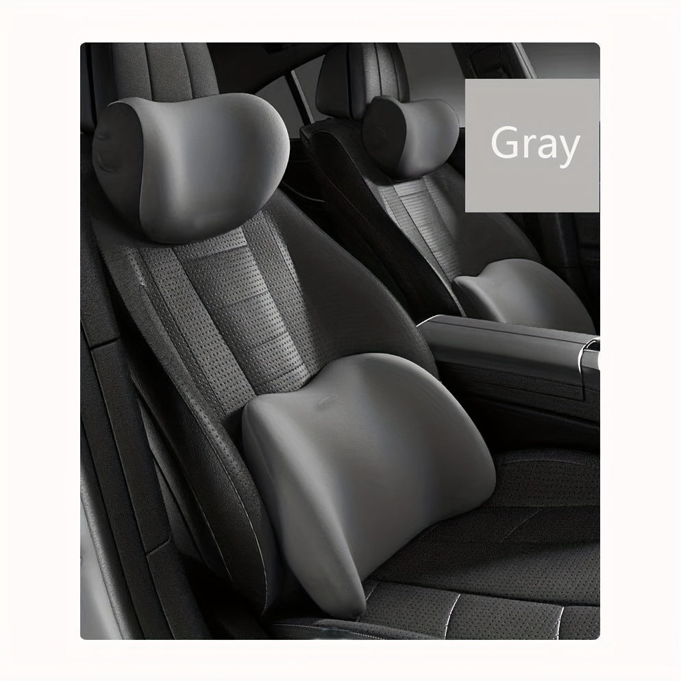 Car Memory Foam Neck Pillow Lumbar Support