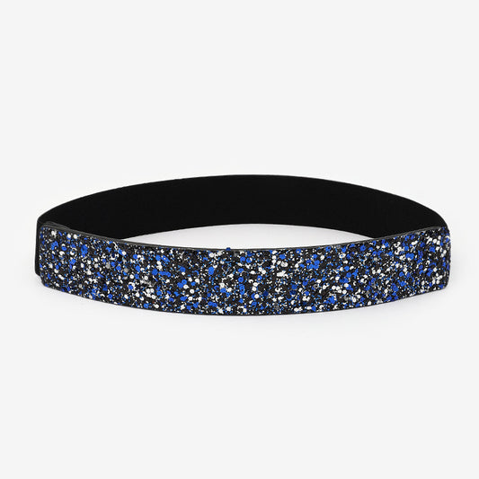 Rhinestone Elastic Waist Belt Women's Crystal Girdle Night Out