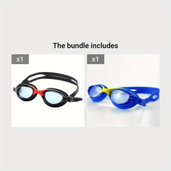 Mirrored Coating Swimming Goggles UV 400 Anti-fog