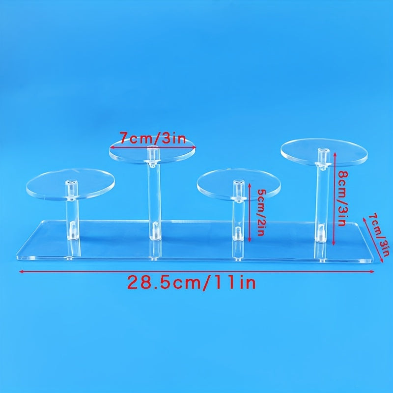 Transparent Acrylic Display Shelf for Cosmetics Perfume Antique Display