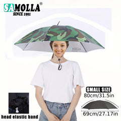 Portable UV Protection Umbrella Hat for Outdoor Fishing