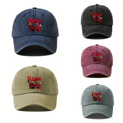 Cartoon Print Baseball Cap Outdoor Sun Hat Fishing Mountaineering