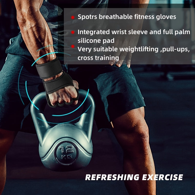 Palm & Wrist Protection Gloves For Weightlifting