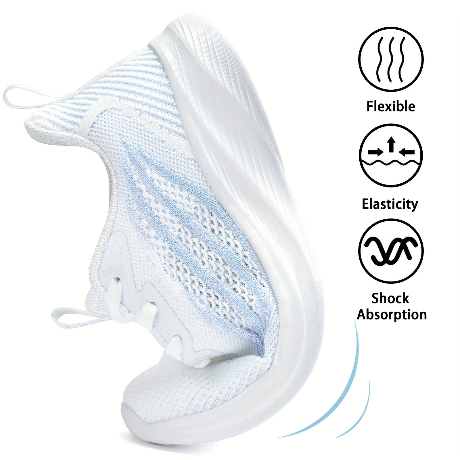 Lamincoa Women's Slip-On Tennis Shoes, Lightweight Comfort Sneakers