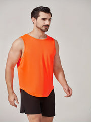 Men's Quick Dry Tank Top Stretch Sleeveless Shirt for Workout Fitness