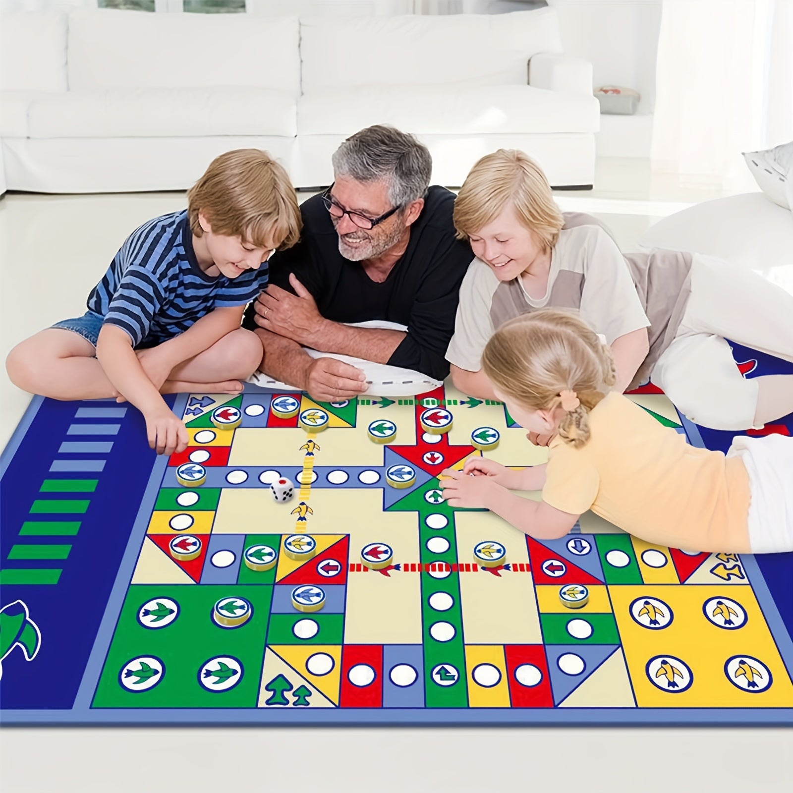 Monopoly Game Pad Crawling Pad Flying Chess Mat Baby Waterproof