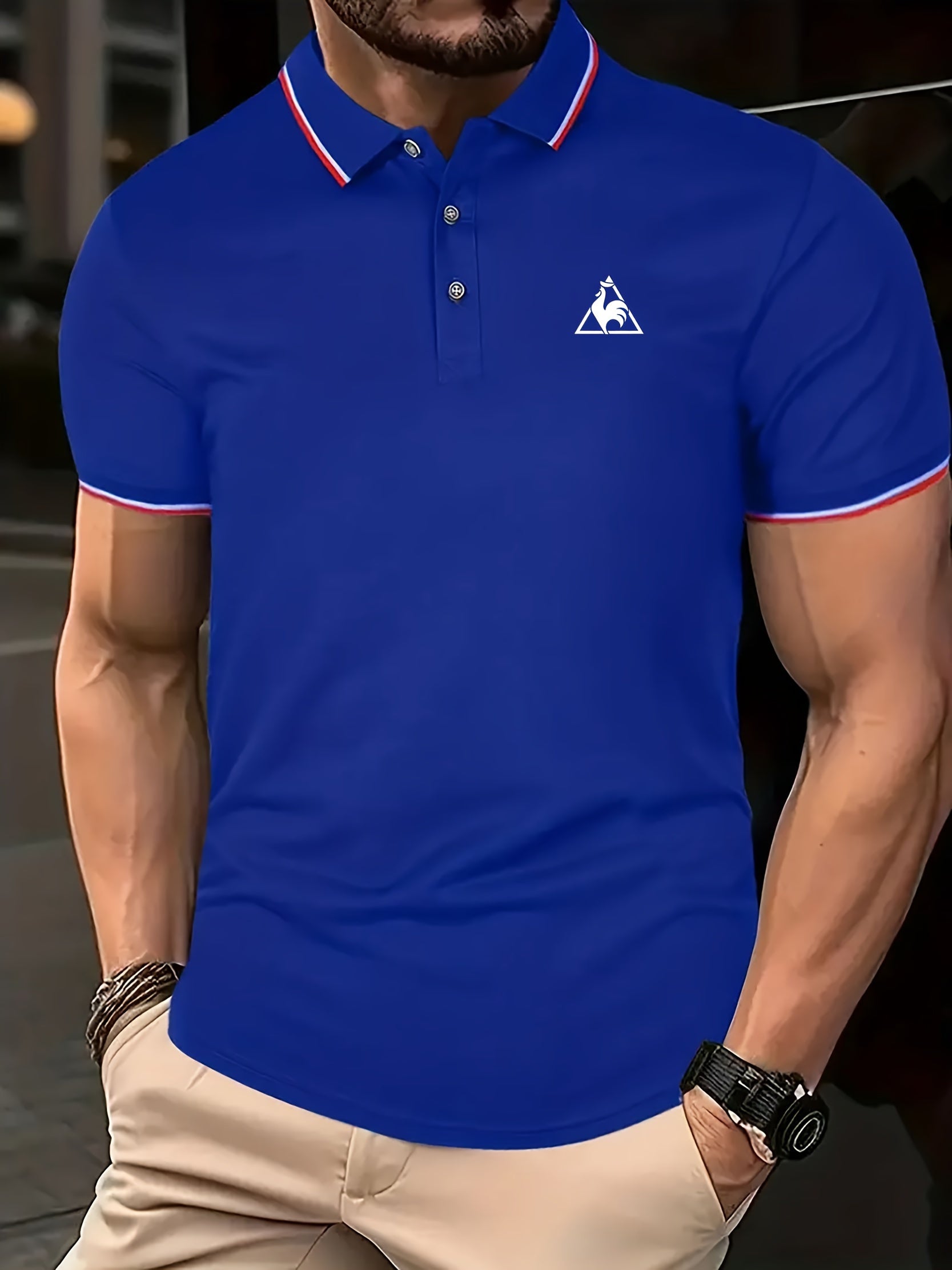 Men's Lightweight Short Sleeve Polo Shirt