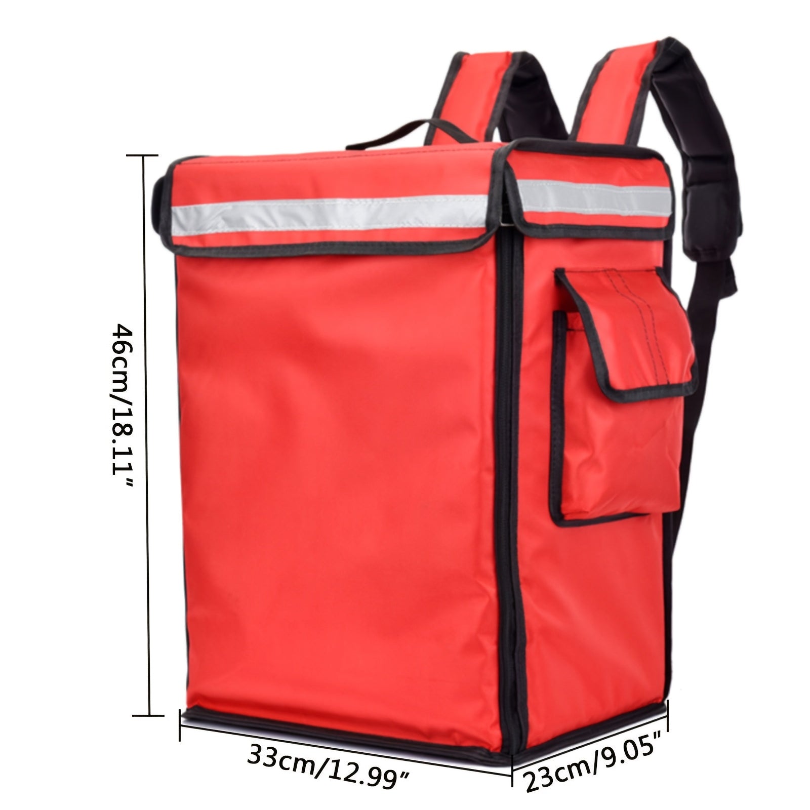 Red 42L Insulated Food Backpack Hot & Cold Thermal Cooler Bag