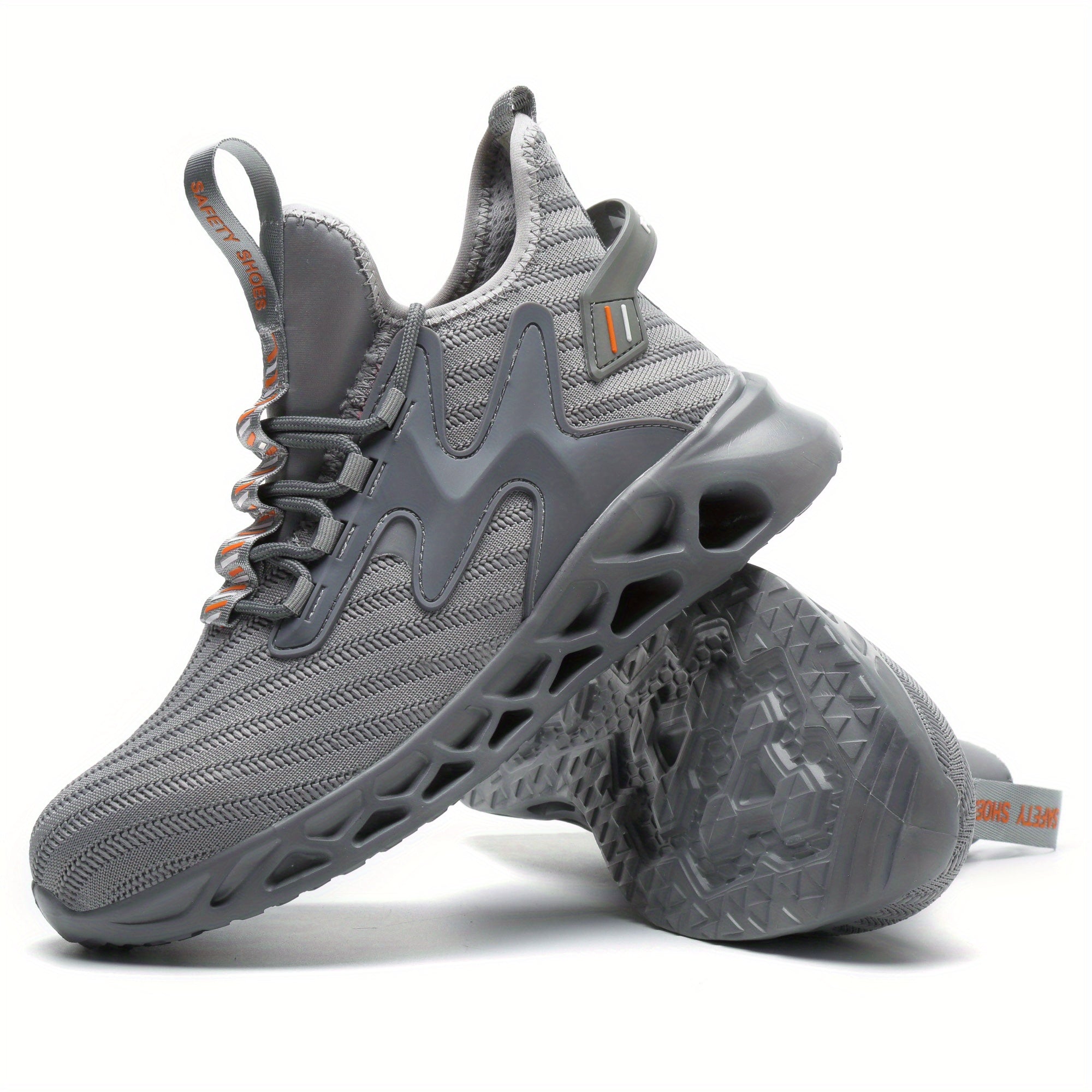 Men's Steel Toe Work Safety Shoes Puncture Proof Lightweight