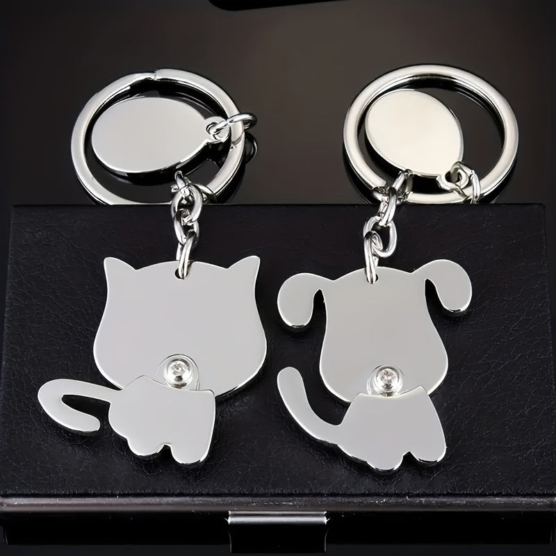 Cute Animal Keychain Adorable Puppy Pendant for Bags and Purses