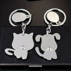 Cute Animal Keychain Adorable Puppy Pendant for Bags and Purses