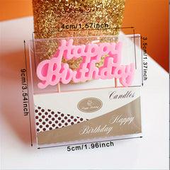 Happy Birthday Candle Smokeless Candle For Birthday Party Supplies