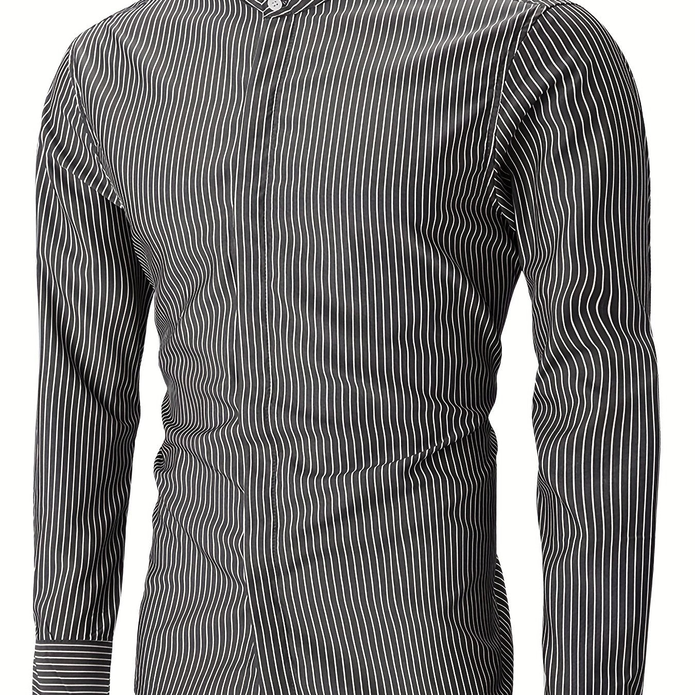 Men's Stripe Long sleeve Shirt - Spring & Summer
