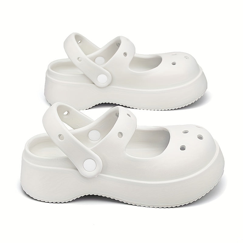 Women's Backless Clogs Hole Slides Outdoor Sandals
