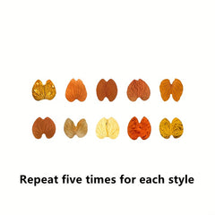 50pcs Fallen Leaves Washi Tape Autumn Decorative Stickers
